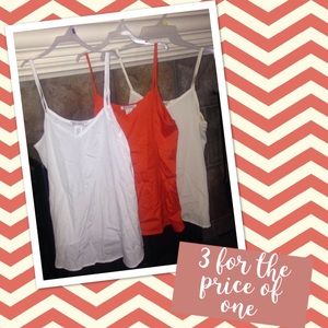 3 New polyester  tank tops